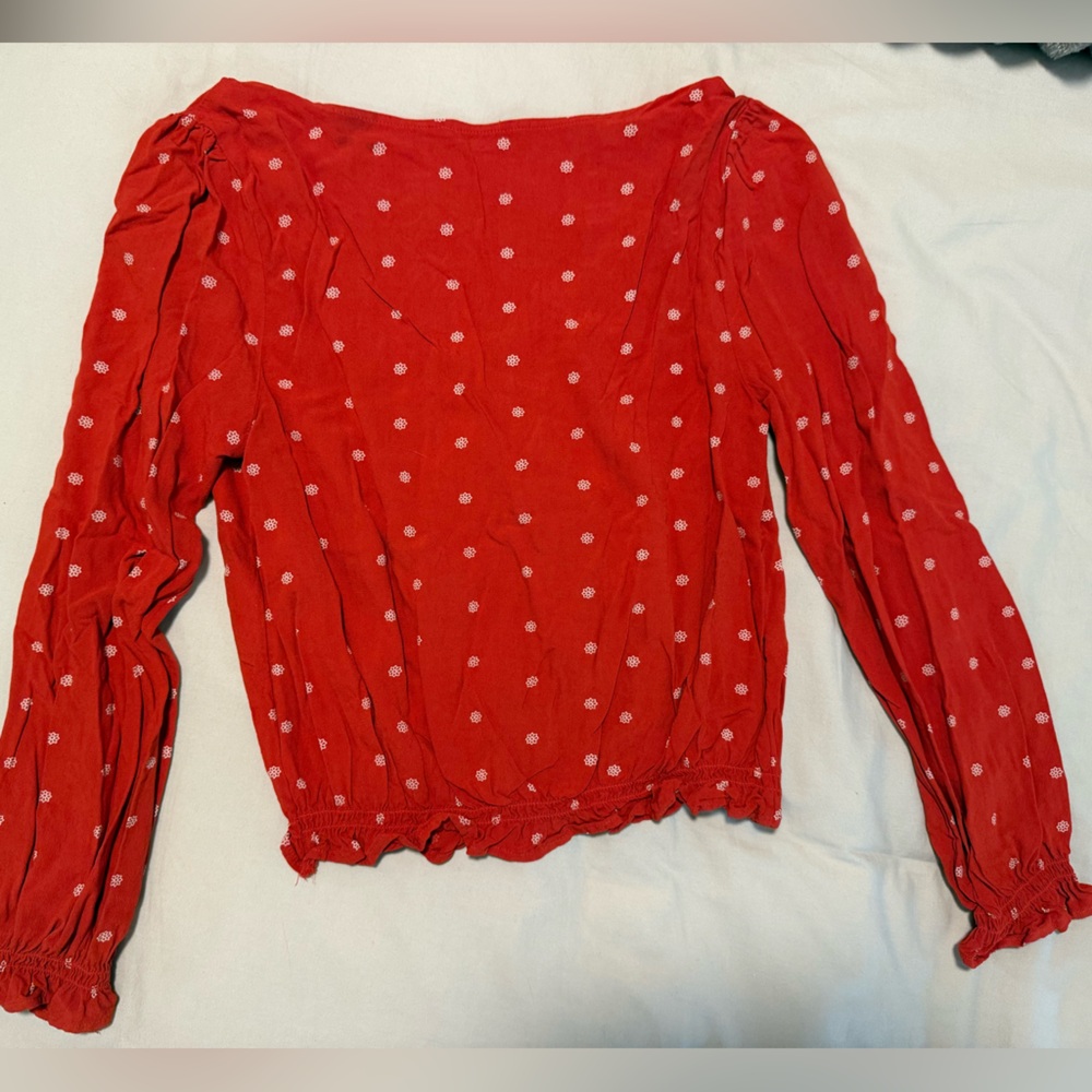 American Eagle Bubble Blouse View 6